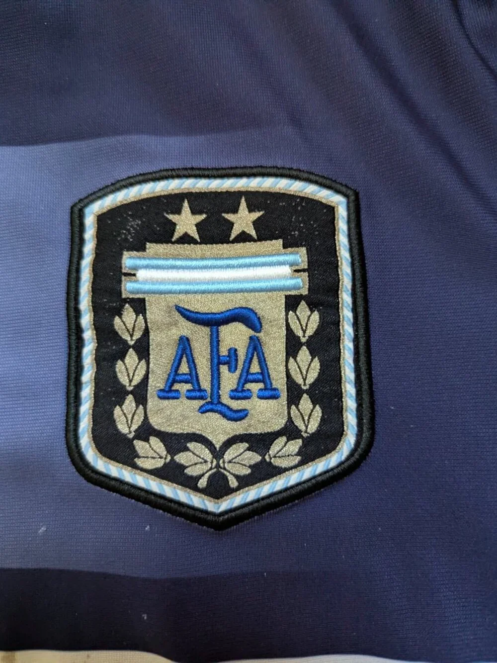 VINTAGE! Adidas Argentina AFA 2011 Away Jersey Navy Blue ClimaCool (Mens Small)
